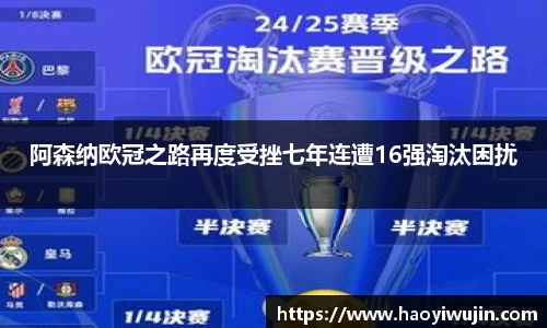 阿森纳欧冠之路再度受挫七年连遭16强淘汰困扰